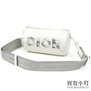 Dior Roller Body Bag Daniel Arsham Collaboration White Drum Crossbody Bag